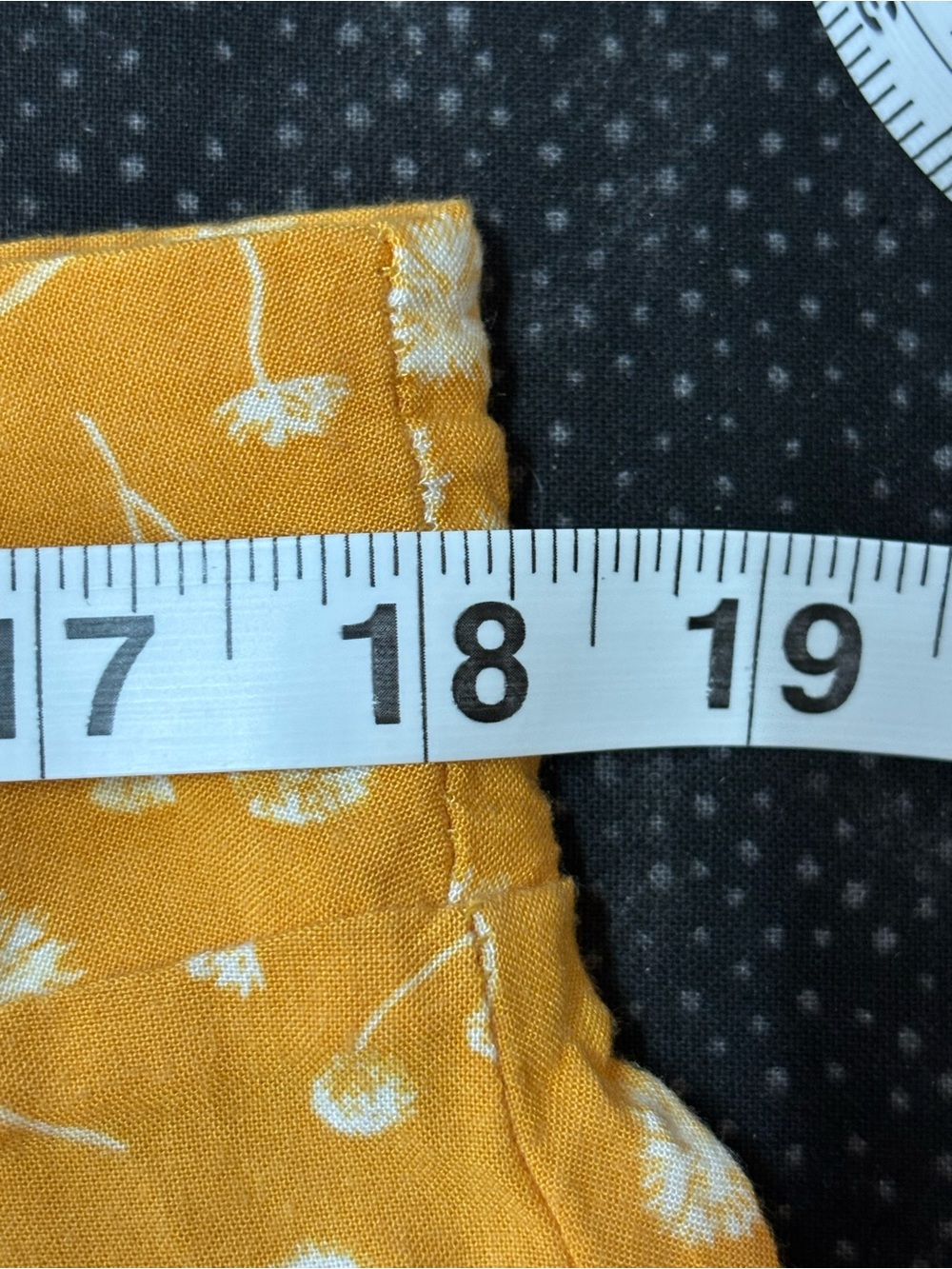 torrid Mustard Yellow Button-Front Floral A-Line Skirt - Picture 4 of 8